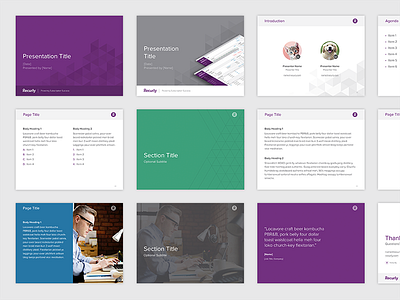 Recurly Presentation Templates