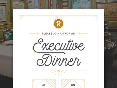 Executive Dinner Invitation Email dinner email executive invitation invite