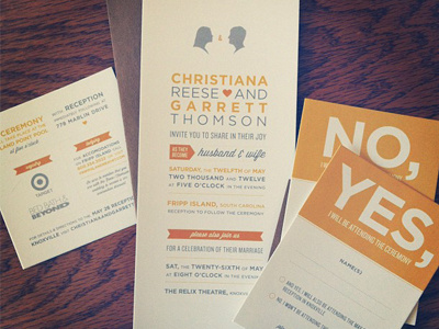 C+G Wedding Invitations