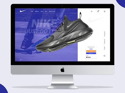 Website Banner for NIKE