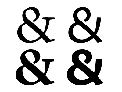 Gilman &'s ampersand fonts sans serif serif typography