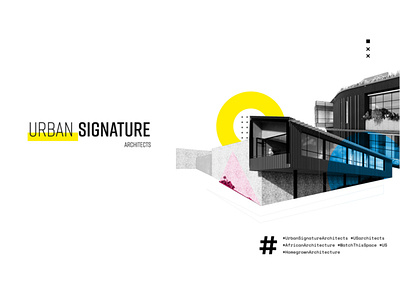 Urban Signature Architects Branding brand identity branding design logo look and feel typography