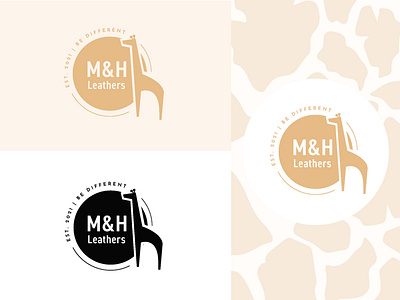 Logo Design: M & H Leathers brand brand design brand identity branding design icon illustration logo logo design typography vector