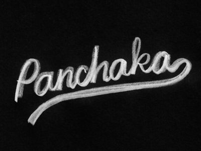 Panchaka lettering type