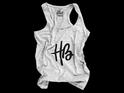 The Honest Babes HB Tank no. 1 clothing lettering type