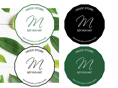 Mooc Store branding design flat logo typography
