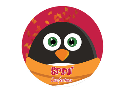 SPDN Confession design flat logo