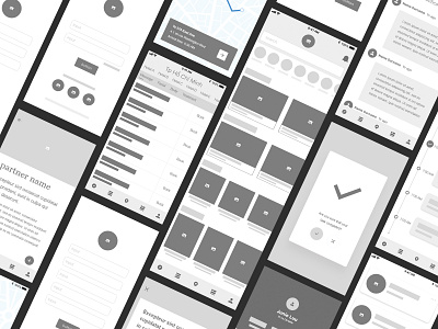 RadiantSpa_WireFrame app design ux