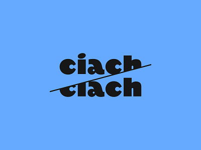 Ciach Ciach logotype app design haircut hairdresser hairstyle logo
