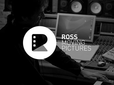 Ross Moving Pictures Logo brand branding design identity logo