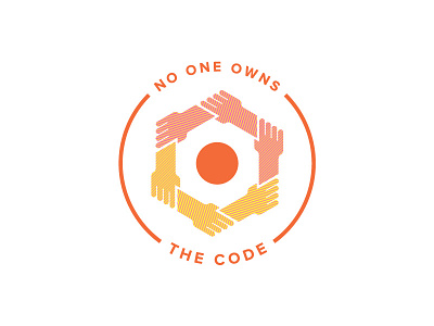 No One Owns The Code halftone