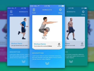 Got Featured on ProductHunt app featured fitness health icon ios simple ui ux
