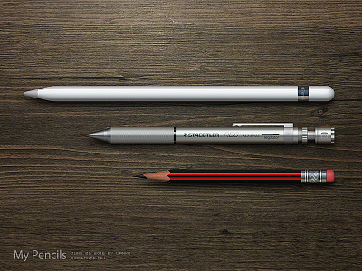 My Pencils by Photoshop apple chung hwa draw pencil photoshop staedtler