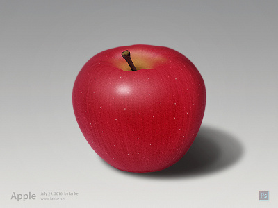 Apple by Photoshop apple draw photoshop ps