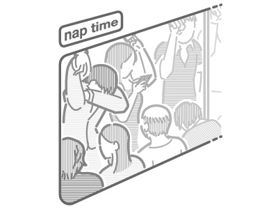 Nap time illustration