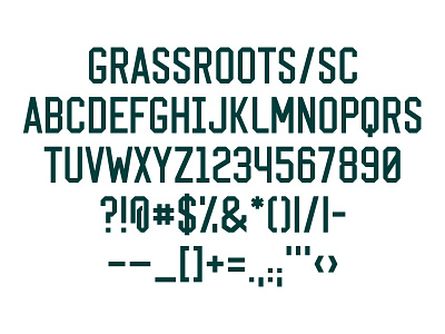GSC – Typeface