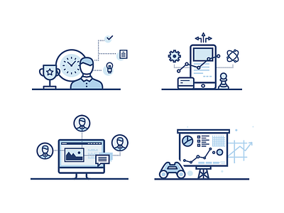 Icons set by Bling Nguyen on Dribbble