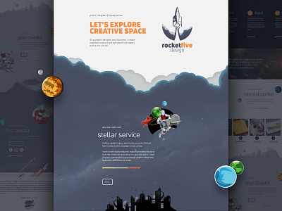 Rocket Five Design Website