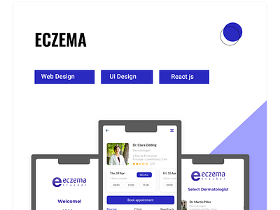 ECZEMA psd design skin website ui ux website