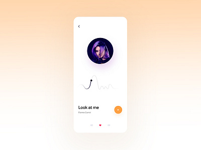 Music Player app debut design graph invite ios mobile music player shot ui ux