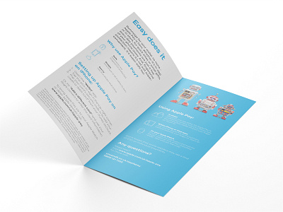 B Bi Fold Dl branding design indesign photoshop print