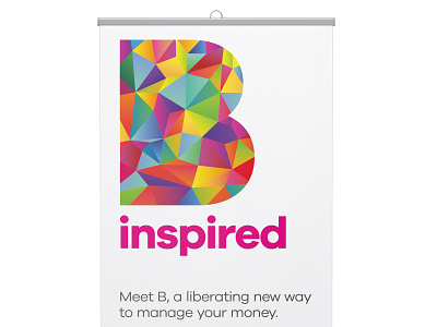 B Banking App Exhibition Banner branding design digital exhibition photoshop print