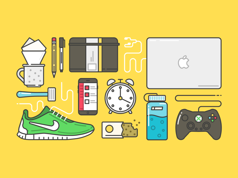 Organized by Stephen Andrew Murrill on Dribbble