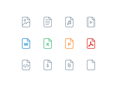 Attachment Icons