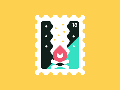 Stamp II: Bonfire