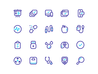 Healthy icons