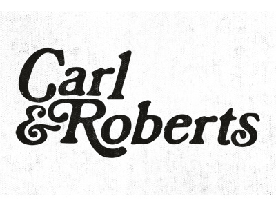 Carl & Roberts logo type vintage