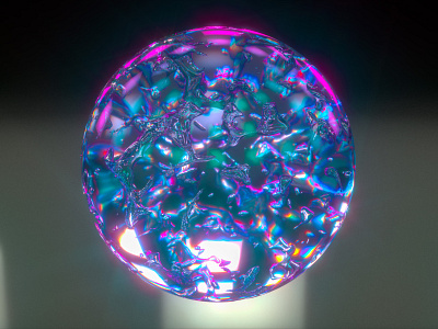 Crystal Ball 3d ball cgi cinema 4d crystal design greyscalegorilla hdr hdri octane render sphere x particles