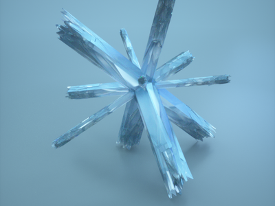 Crystallise - Work in Progress 3d animation cgi cinema4d crystal crystallise fracture frame octane onyx reflection refraction render still studio wip work in progress