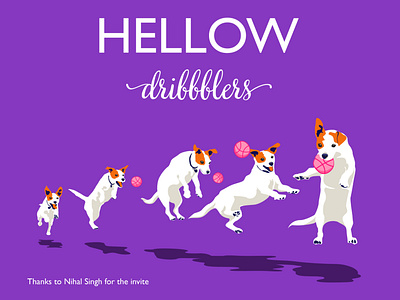 1    Hellow dribbble!   2