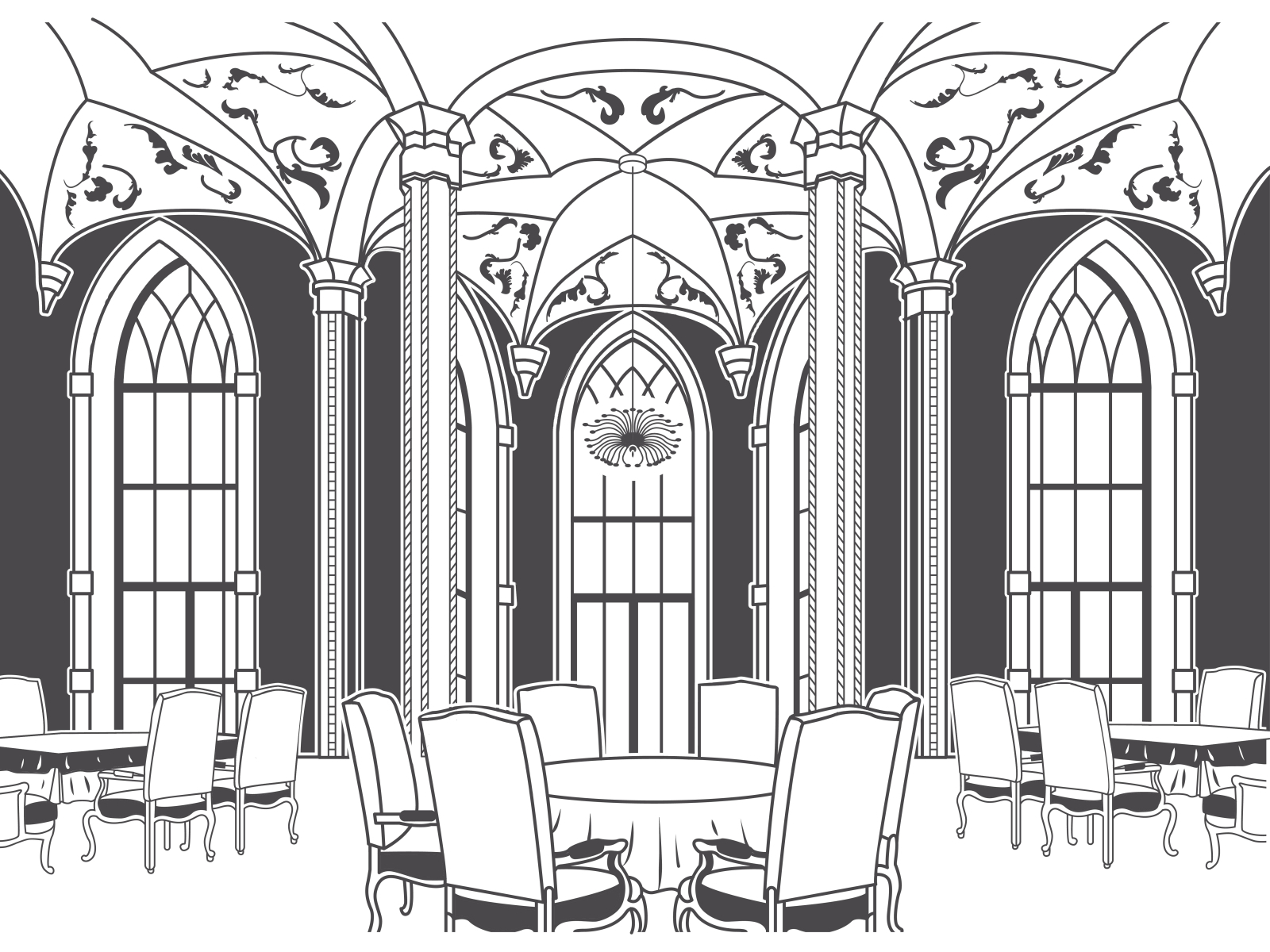 banquet-room-by-tatiana-on-dribbble