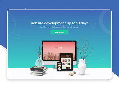 Landing main page