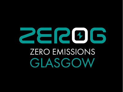 Zero G - Zero Emissions Glasgow branding clean design flat graphic design illustrator lettering logo typography vector
