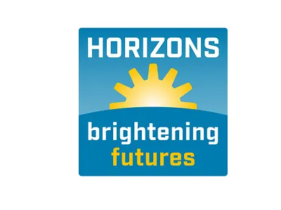 HORIZONS Programme Logo branding design flat graphic design illustration logo typography ui vector