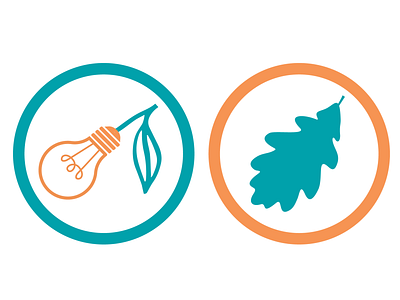 Tontine Icons Tree And Leaf branding icon illustration