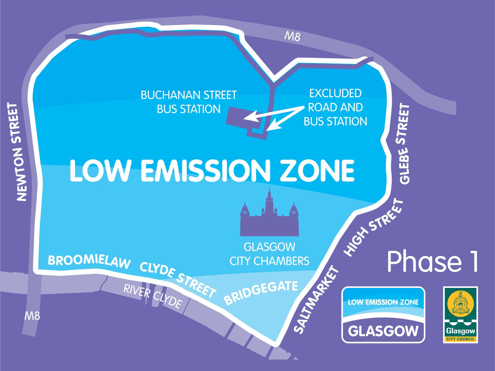 Low Emission Zone Simplified Map By Alistair Devlin On Dribbble