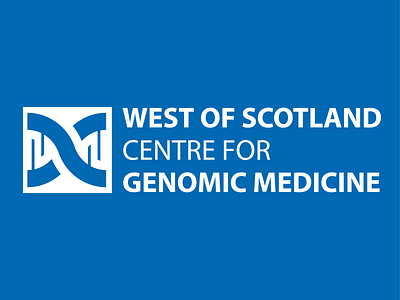 West of Scotland Centre For Genomic Medicine brand branding clean design flat graphic design identity illustration illustrator lettering logo minimal type typography vector