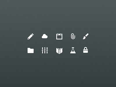 SVG Icons glyphs icons svg ui