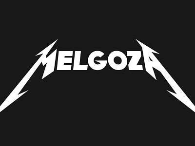 Melgoza 🤘💀🤘 last name metal t-shirt