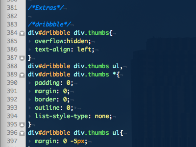 Extras code css textmate thumbnails ui