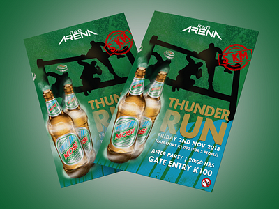 Thunder run branding design
