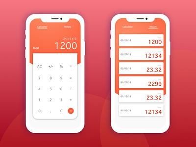 Daily UI 04 -  Calculator