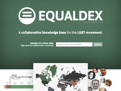 Equaldex.com Landing Page