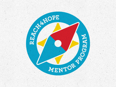 Reach4Hope Mentor Program blue christian circle compass direction homework logo mentor primary colors red school yellow
