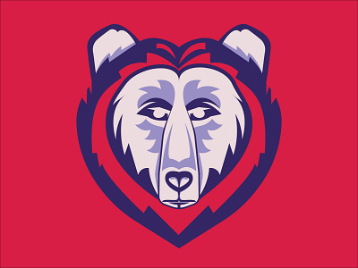 speed vector draw: bear mascot blue characters design graphic design illustration illustration art illustrator logo mascot mascot logo vector