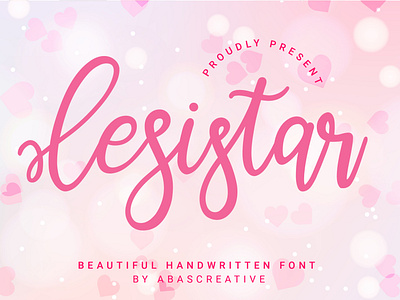 Lesistar Beautiful Calligraphy Font